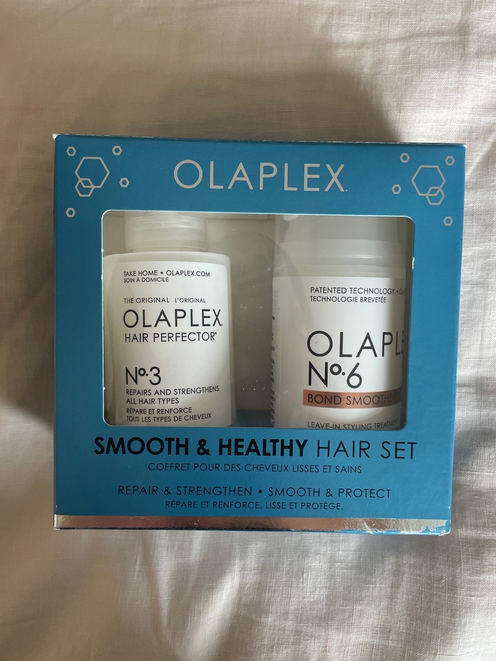Olaplex Combo Pack - No.3 Hair Perfector & No.6 Bond Smoother, 3.3 oz